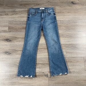 Hidden Women's Jeans Bootcut Denim Distressed Hem Size 27 Blue